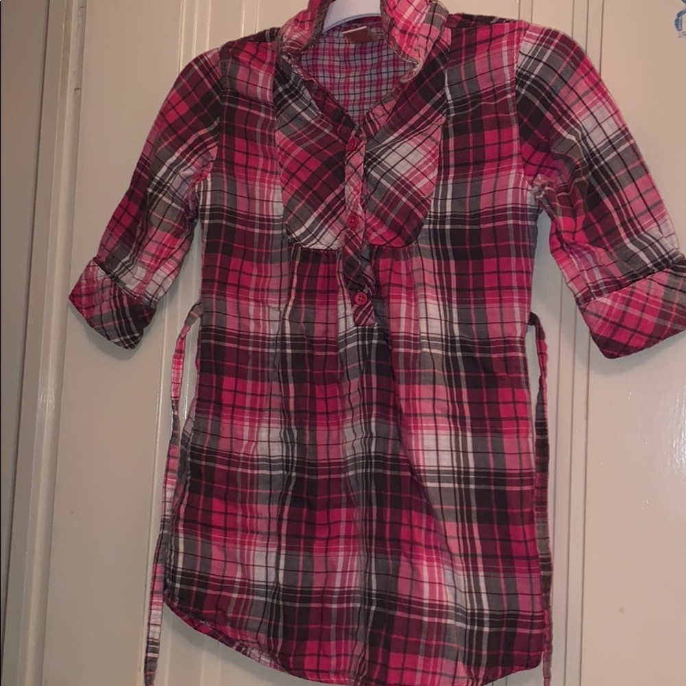 Button up kids shirt